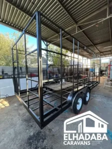 صور مراحل تصميم كرفانات متنقلة