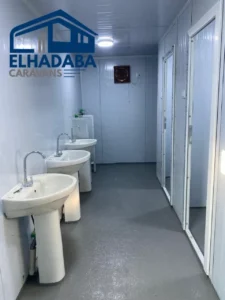 توريد كرفانات حمامات